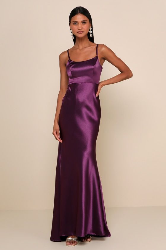 purple cocktail dress satin - Purple Dresses - featured 446 1763542696