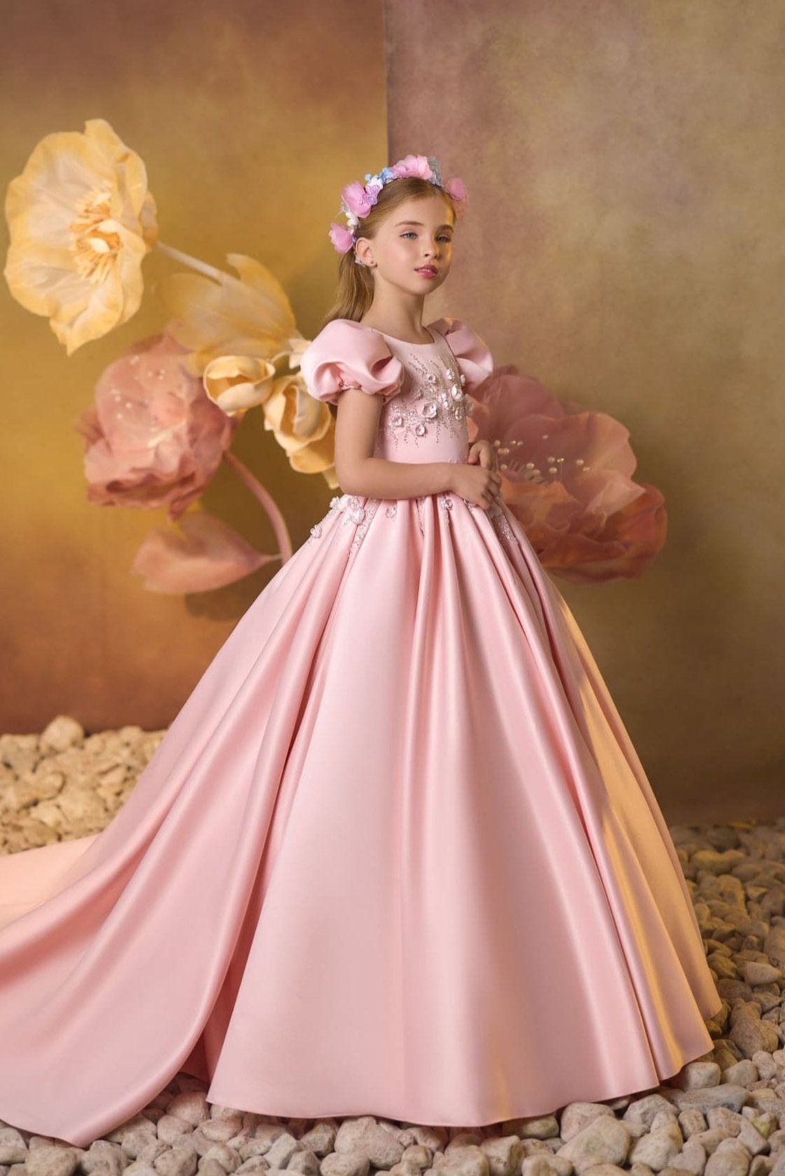 princess dresses_Poppy Princess Spring Gown - Preorder 7-8 / White