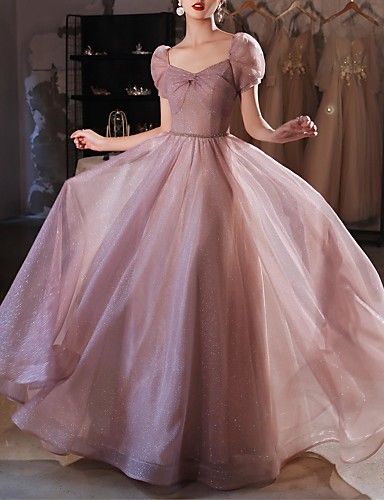 princess dresses_A-Line Beautiful Back Elegant Prom Formal Evening Birthday Dre... - Classic & Elegant - image 1430 1766221199
