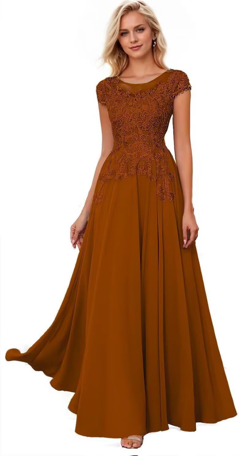 elegant dresses_Elegant Mother of Bride Dresses for Women Long Chiffon Lace Wed... - image 163 1766218221