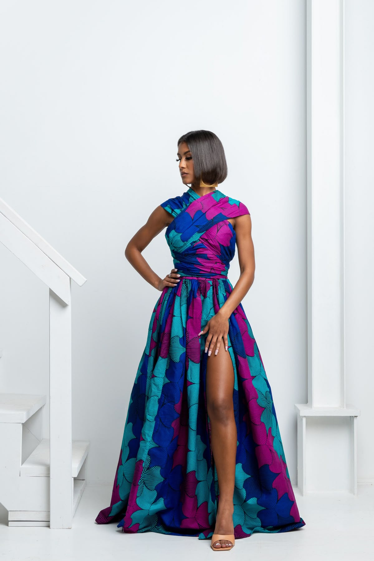 traditional dresses_ZURI African print Maxi Infinity dress - Modest Dresses - image 1761 1766222011