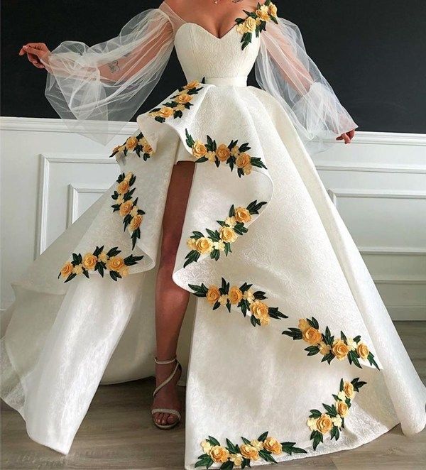 traditional dresses_White African wedding ball dress,African wedding cape dress... - Modest Dresses - image 1812 1766222153
