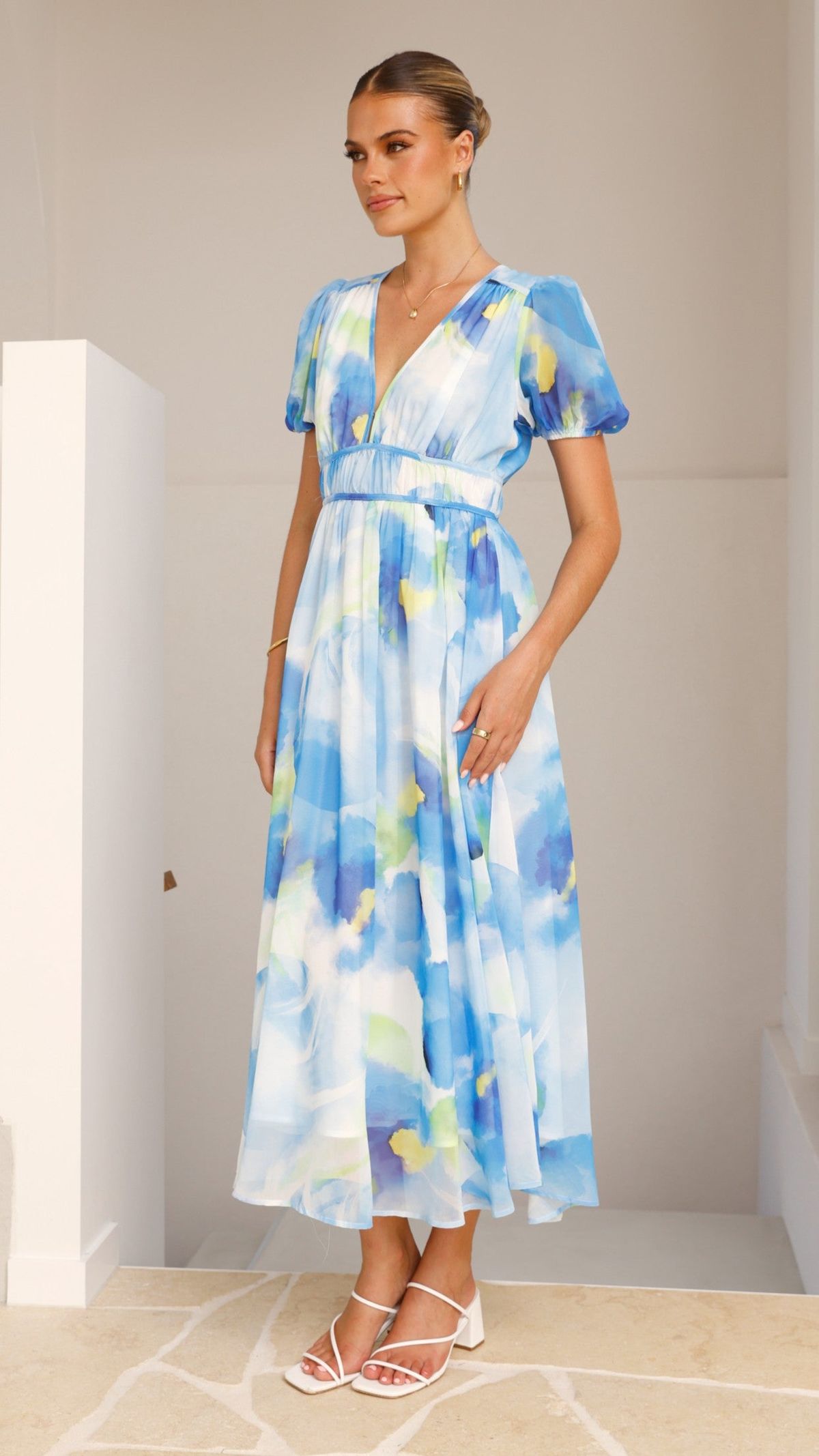 maxi dresses_Amberose Maxi Dress - Blue/Green - 6 / Blue/Green - Maxi Dresses - image 2744 1766224470