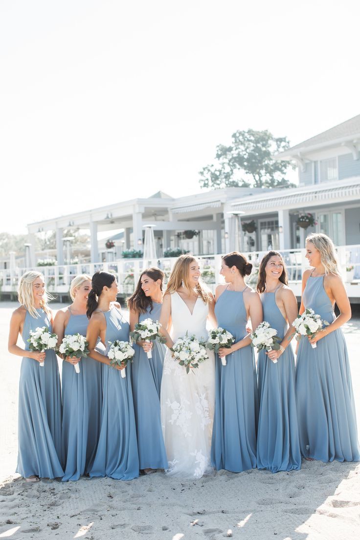 bridesmaid dresses_Beautiful Blues + Stunning Watercolors Makes This Summer Wed... - Bridesmaid Dresses - image 3682 1766226694