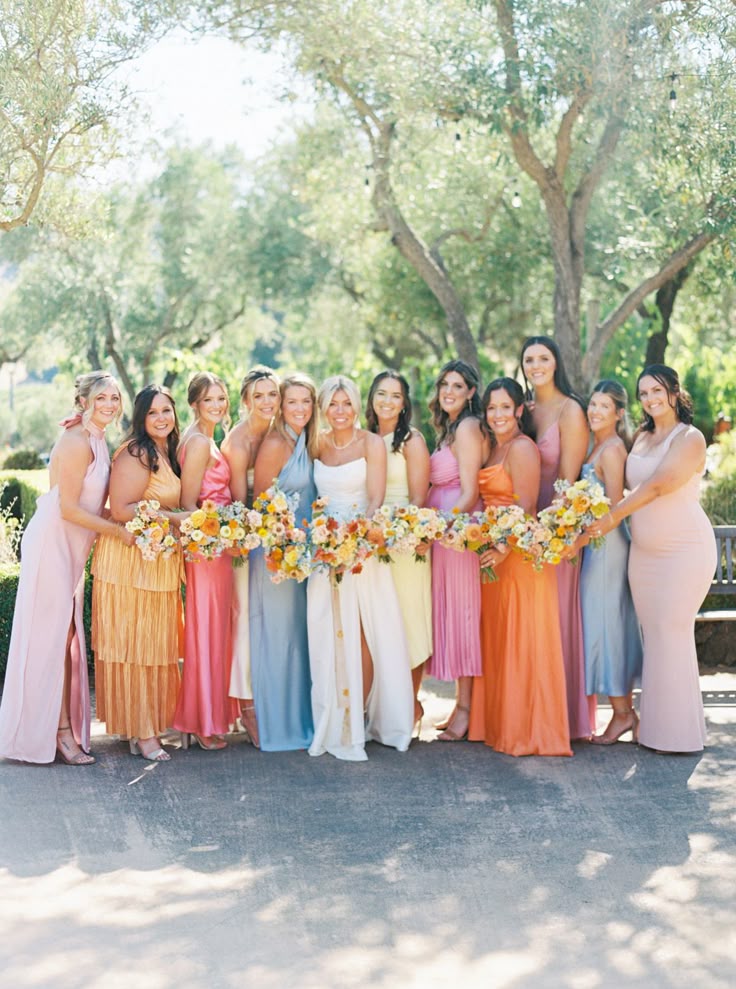 bridesmaid dresses_Colorful Bridesmaids Dresses | Lauren Lee Photography - image 3871 1766227142