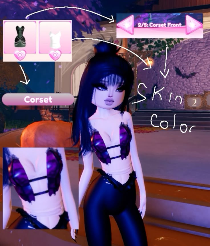 impress outfits_cute top hack by me ❤︎︎