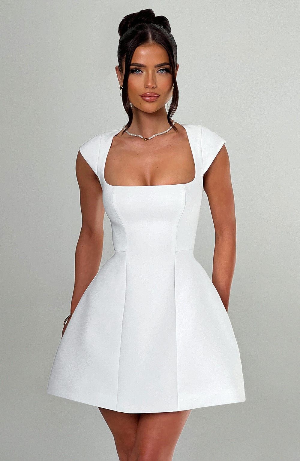 formal outfits_Lena Mini Dress - Ivory - Formal Jumpsuits & Suits - image 4924 1766230231