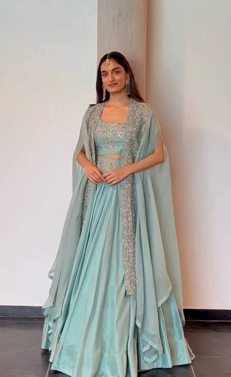 fancy dresses_Presenting Chinnon Silk Lehenga Choli With Fancy Shrug For Women... - Sexy & Glamorous - image 905 1766219984